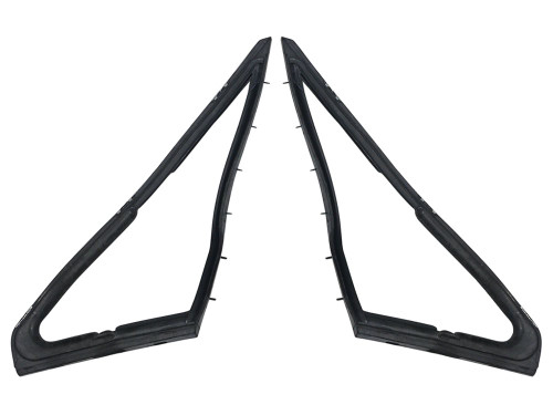LH RH Pair Vent Window Weatherstrip Seal 1967-68 Mustang Cougar Shelby GT-350/-500/-500KR XR-7 (C7ZZ-6521448/9)