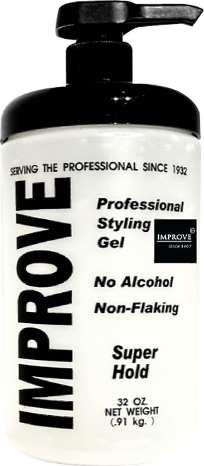 Improve Gabel's Styling Gel Clear (32oz /2 lb) middle pump Authentic Gabel's Manufacturer Direct has Gabel's logo in black label on the jar (Packed in individual box) Improve Gabel's Styling Gel Clear (32oz /2 lb) middle pump Authentic Gabel's Manufacturer Direct has Gabel's logo in black label on the jar (Packed in individual box)