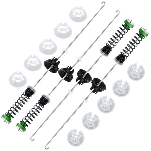 W11130362 WTW5000DW1 WTW5000DW2 WTW5000DW3 MVWC565FW1 MVWX655DW1 Washer Suspension Rod Kit Fit for Whirlpool Maytag Kenmore Bravos Top Load Washer MVWC555DW1 11022352510 W10594080 W10735786 W10780040