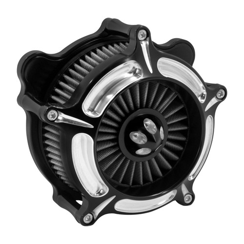 HCmotorku Motorcyle Air Cleaner Filter Kit Fit for Harley Touring 2000-2007 Softail 2000-2015 Dyna 2000-2017 Gray