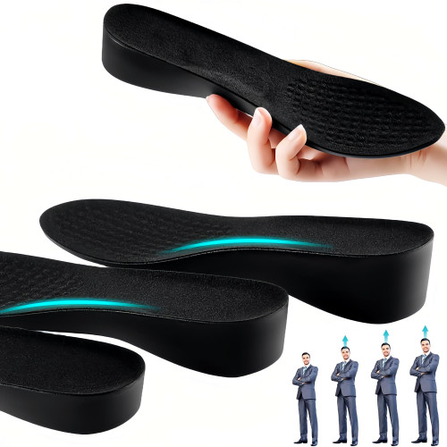 Shoe Heel Lifts Inserts for Women Men 2-6 Inch Uneven Legs, Height Taller Shoe Inserts,Height Boosters Increase Insoles,Heel Wedges,Plantillas para Zapatos De Hombre Altura (9.25''Lx0.8''UP) (1Pair)