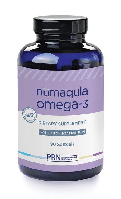 PRN nūmaqula Omega 3 Supplement - 90 Softgels, 30-Day Supply - Re-Esterfied Omega 3 Triglyceride Form with 1400mg DHA, 400mg EPA, Lutein & Zeaxanthin for Macular & Retinal Support