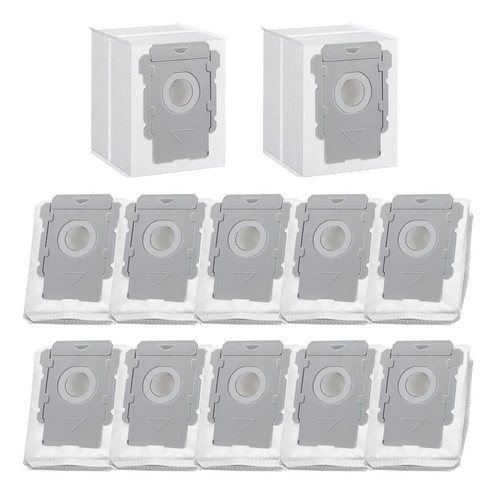 Omiracle 12 Pack Vacuum Bags Compatible with iRobot Roomba i3+, i4+, i5+, i6+, i7+, i8+, j5+, j6+, j7+, j8+, j9+, s9+, Replacement Dirt Disposal Bags for Roomba Clean Base Models, Leak-Proof Design