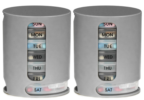 LORENZERIK 2 Pack, Weekly Pill Organizer