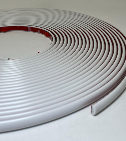 Trim-Gard Automotive Wheel Well Molding 7/16" Wide x 50' Long White 0304-50