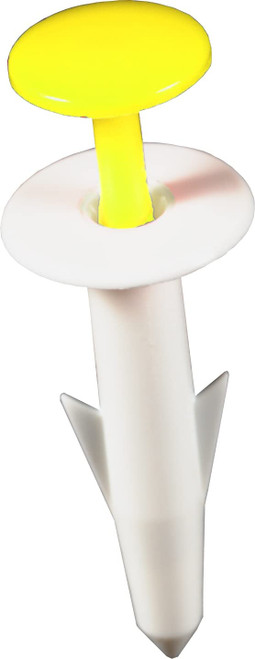 Pop Up Timer; The Original Pop Up Disposable Cooking Thermometer; 138 Degree (Yellow) Large - Pack of 10