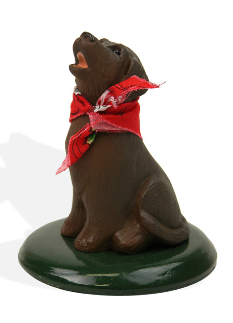 Byers' Choice Labrador Dog Figurine Color: Chocolate
