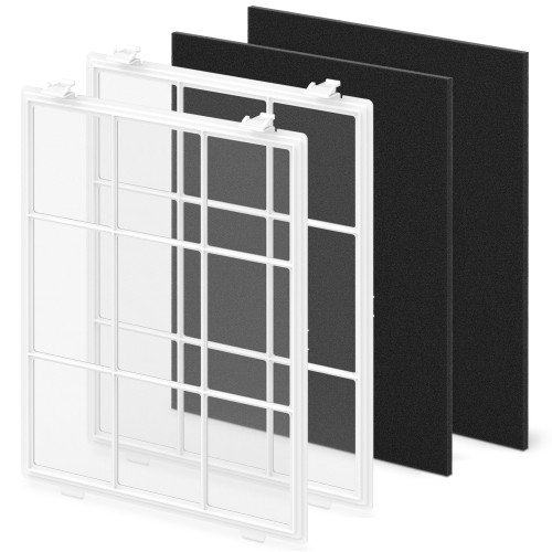 2 Pack C545 Washable Fine Mesh Pre-Filter with 2 Carbon Filters, Compatible with Winix C545 Purifier