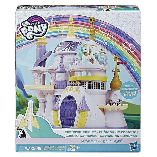 My Little Pony Canterlot Castle Playset with Princess Celestia Figure and Accessory
