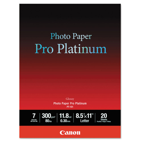 Canon 2768B022 Photo Paper Pro Platinum, 8.5 x 11 Inches, 20 Sheets