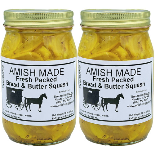 Pickled Vegetables - Two jars (Squash Bread & Butter)