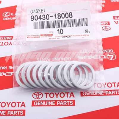 Toyota Drain Plug Gaskets for Transfer Case Set of 10 OEM 90430-18008