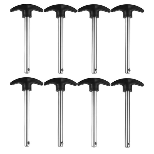 8 Pcs Weight Stack Pin,Gym Pins for Weight Stack,3/8 Inch Heavy Duty Weight Lifting Pins for Universal Home Commercial Gym Strength Training Equipment Machine Pin Insert Accessories