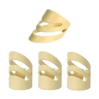 aLaska Pik Fingerpicks for Guitar/Stringed Instrument ,LARGE, 4