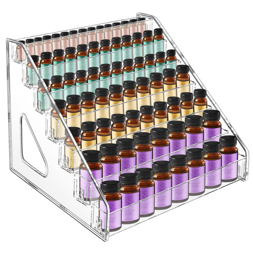Vowcarol Essential Oil Organizer 7 Tier, Essential Oil Storage Shelf, Essential Oil Holder