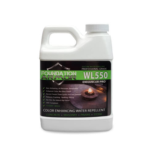 Armor WL550 Deep Penetrating Solvent-Based Matte Wet Look 16 OZ Sample Concrete Sealer - Professional Grade Long Lasting Matte Wet Look Sealer for Concrete, Brick, Flagstone, Bluestone, Slate Armor WL550 Deep Penetrating Solvent-Based Matte Wet Look 16 OZ Sample Concrete Sealer - Professional Grade Long Lasting Matte Wet Look Sealer for Concrete, Brick, Flagstone, Bluestone, Slate