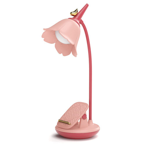 MAGICKK LED Desk Lamp Clip on Lamp Cordless Table Light Adjustable Gooseneck Dimmable Touch Rechargeable Battery Eye-Caring Night Light for Kids,Mini Cute Lamp for College Dorm Bedroom Reading