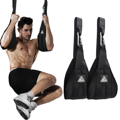 Ab Straps for Pull Up Bar: Hanging Abdominal Ab Sling Straps for Arm Pull up Workout Support for Training Knee and Leg Raises at Home & Gym