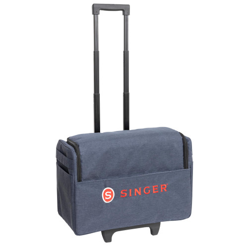 SINGER Universal Sewing Machine Carrying Case with Wheels, 20.5" | Durable, Padded Roller Bag with Retractable Handle & Wheels | Perfect for Travel & Storage