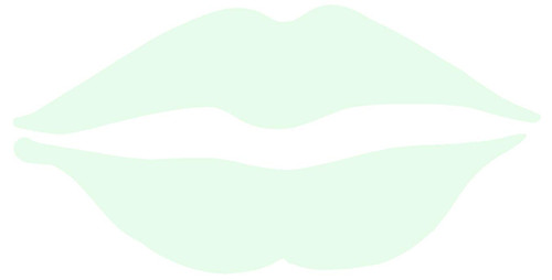 Lips Vinyl Decal - 11 Inches - for Walls, Windows, Doors, Vehicles - Outdoor-Grade 6mil Thick Vinyl - Glow in The Dark