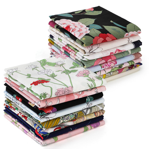 Goaste 16 Pack Cotton Handkerchiefs for Women, 17.7 Inch Women Hankies with Vintage Floral Print, Soft Pure Cotton Ladies Hankies, Multi-color Pocket Square Towel for Gifting, Weddings, Tea Party