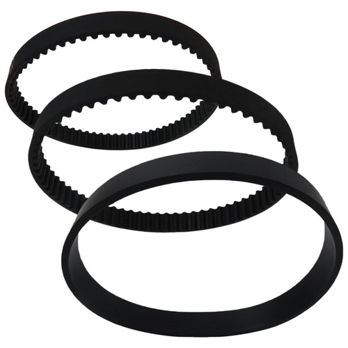 3pcs Brush Belt Pump Belt Set Part# 1611129, 1611130, 1606428 for Bissell ProHeat 2X Revolution Pet Pro Plus 1986, 1964, 19862, 19863, 1986R, 1986V, 1986B by Acupress