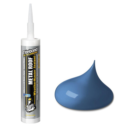 Titebond WeatherMaster Metal Roof Sealant 62211 Blue 9.5 Oz.