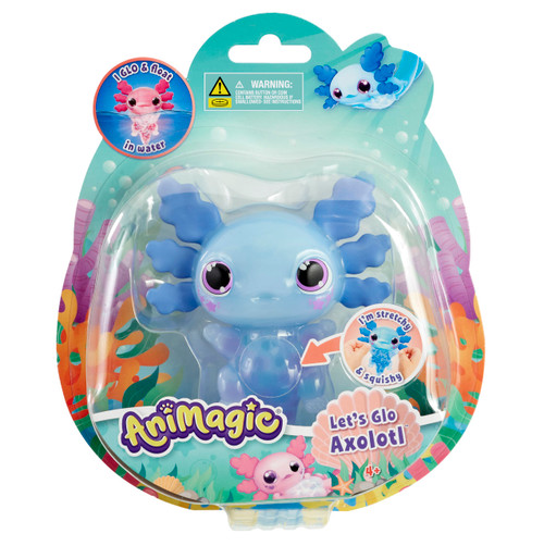Animagic Let's Glo Axolotl Blue