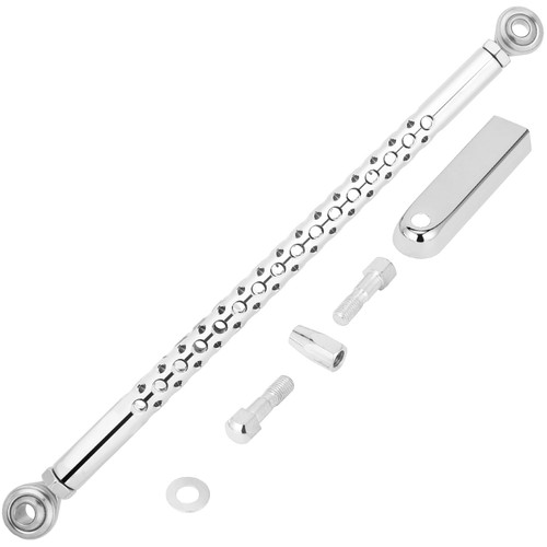 AILMOTO Chrome Shift Linkage Compatible for Harley Davidson 1986-2024 Road King Softail Street Glide Electra Glide Road Glide Ultra Class Tri Glide, AIL012CH