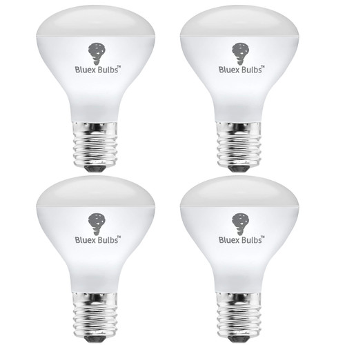 4 Pack R14 LED Bulb 4W E17 Base Mini Reflector Floodlight Light Bulb Dimmable 2700K Warm White - 40W Equivalent - e17 LED Bulb Dimmable E17 Intermediate Base Mini Light Bulbs, Curio Cabinet Light Bulb