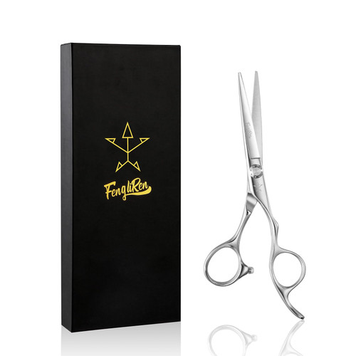High-end Professional Extremely Very Sharp Barber Hair Cutting Scissors Hairdresser Shears For Hair 5.5 Inch Haircut Scissor Made Of Stainless Steel Alloy For Hairdressing Salon and Home Use