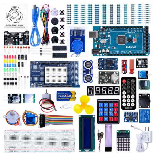 ELEGOO Mega R3 Project The Most Complete Ultimate Starter Kit with Tutorial Compatible with Arduino IDE