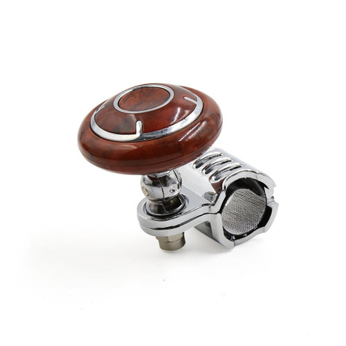 uxcell Brown Folding Steering Wheel Knob Power Handle Grip Ball for Auto Car