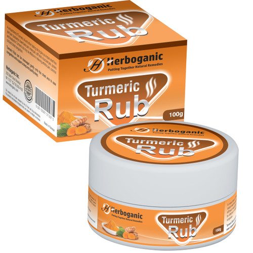 HERBOGANIC Turmeric Rub | Infused with Soothing Properties | Crafted to Provide Comfort to Joints, Muscles, Shoulders and Beyond | 3.5 oz HERBOGANIC Turmeric Rub | Infused with Soothing Properties | Crafted to Provide Comfort to Joints, Muscles, Shoulders and Beyond | 3.5 oz
