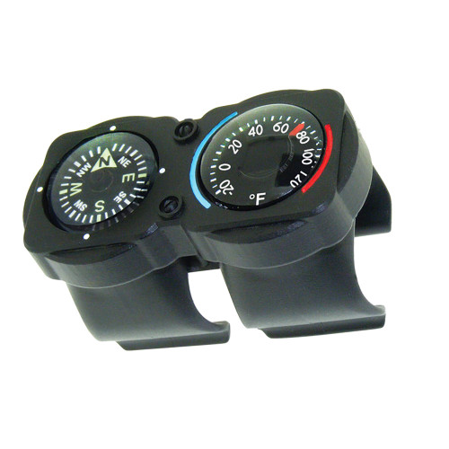 Sun Company CyclGage Bike Thermometer and Compass | Bicycle Handlebar Accessory