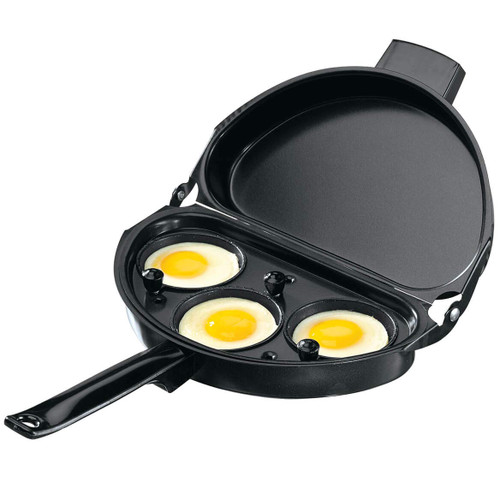 WalterDrake Nonstick Omelet Pan, Made of Durable Steel with a Teflon Coating, 10 ¾” Dia.