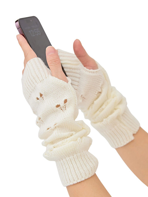 OTPEH Arm Warmers Fairy Grunge Fingerless Punk Goth Emo Gloves Y2K Accessories Cottagecore