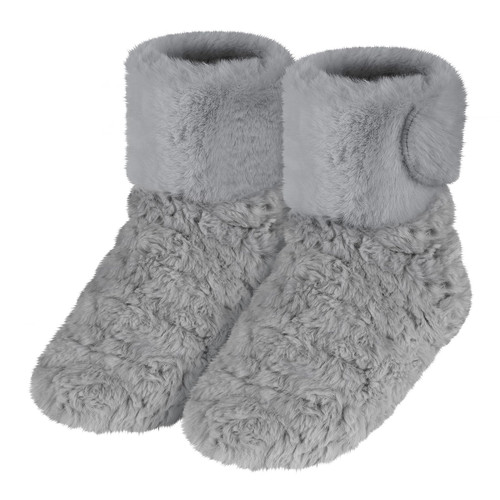 Microwavable Feet Booties for Discomfort Reduction, Heating Foot Warmer for Reduce Aching, Microwave Heating Pad for Foot, Microwavable Feet Warmers for Cold Winter, Microwave Boots for Elderly, L