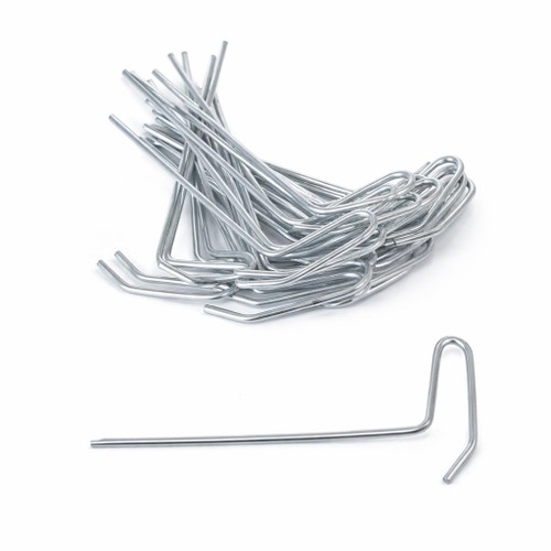 Orchid Nerd Galvanized Rhizome Clip for Clay Pot 4 inch 25 Pack