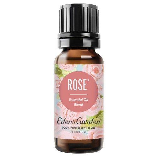 Edens Garden Rose Essential Oil Blend – 100% Pure Therapeutic Grade, Aromatherapy, Relaxation, Skin Therapy, Clean Perfume & Fragrance Alternative, Floral Aroma for Diffusers & DIY 10 ml (.33 fl oz)