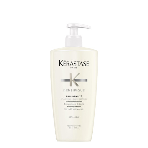 Kerastase Densifique Densité Shampoo - Thickening & Strengthening For Fine & Thinning Hair, Removes Build-Up & Adds Shine With Hyaluronic Acid, 16.9 Fl Oz