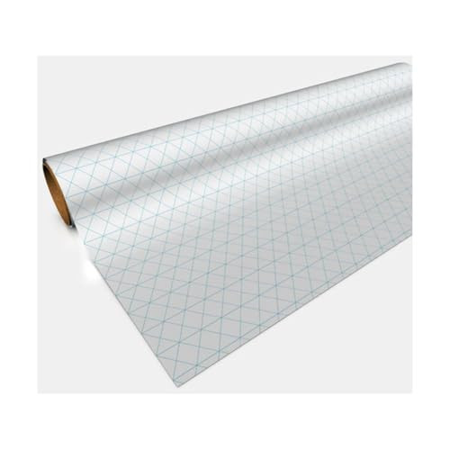 Gaming Paper Roll - Isometric White RPG Mat sized for miniatures - 30"x12'