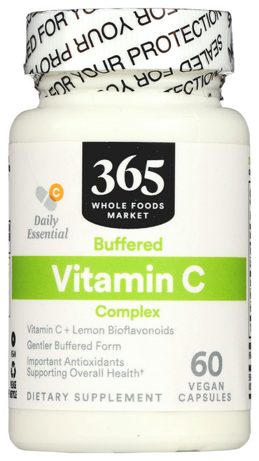 365 by Whole Foods Market, Buffered Vitamin C Complex, Vegan, 60 Capsules