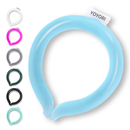 Neck Cooling Tube,Cooling Wrap for Summer,Reusable Ice Neck Ring Wearable Body Cooling Products for Heat Outdoor Sports(Blue) Neck Cooling Tube,Cooling Wrap for Summer,Reusable Ice Neck Ring Wearable Body Cooling Products for Heat Outdoor Sports(Blue)