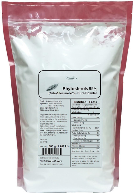 NuSci Phytosterol Beta-Sitosterol Pure Powder (800 g (1.76 Lb))
