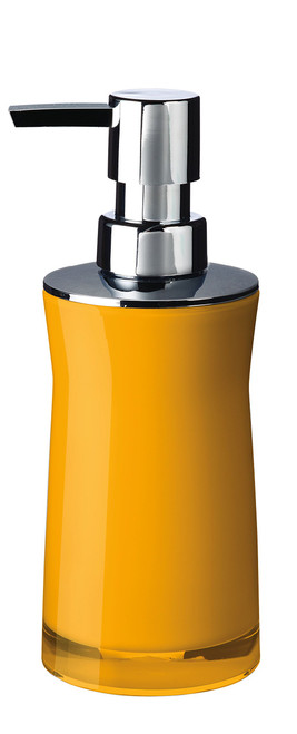 Ridder 2103504.0 Soap Dispenser Disco, 6.5 x 6.5 x 19 cm, Yellow