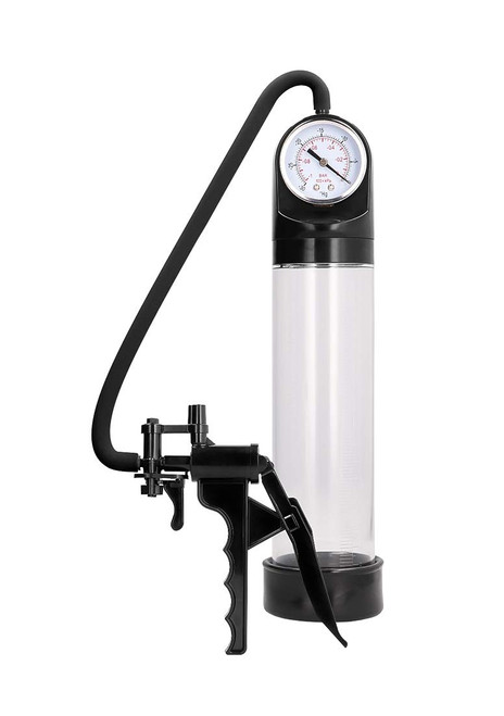 Shots Pumped Elite Pump W/AdvGauge Clr PMP008TRA