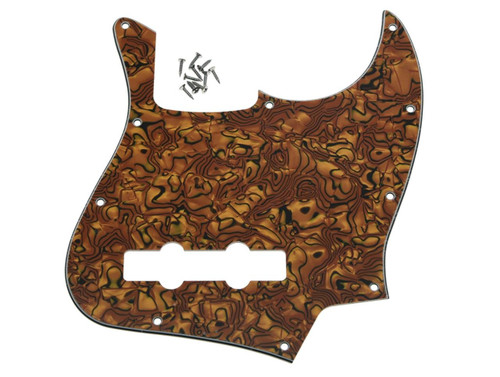 Dopro Jazz Bass J Bass Pickguard for USA/Mexican 4 String FD Jazz Bass Tiger Stripe Dopro Jazz Bass J Bass Pickguard for USA/Mexican 4 String FD Jazz Bass Tiger Stripe