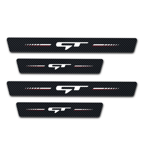 4Pcs Door Sill Plate Protectors Compatible with Kia K3 Cerato 2021-2024 GT Car Accessories, Carbon Fiber Leather Door Stickers for GT Owners 4Pcs Door Sill Plate Protectors Compatible with Kia K3 Cerato 2021-2024 GT Car Accessories, Carbon Fiber Leather Door Stickers for GT Owners