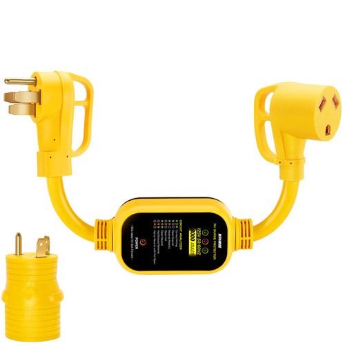 Kohree RV Adapter 50M/30F with Surge Protector